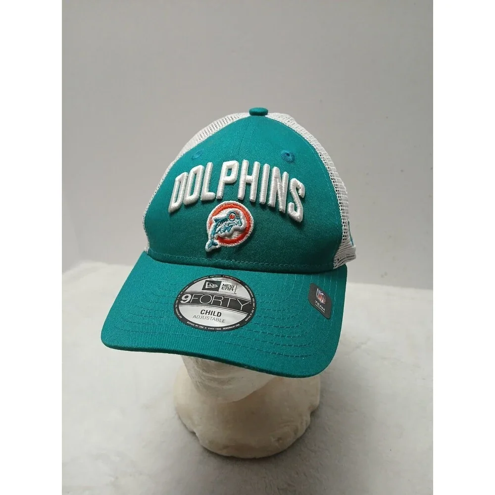 NFL Maimi‎ Dolphins Kids Hat Adjustable New Era 9forty